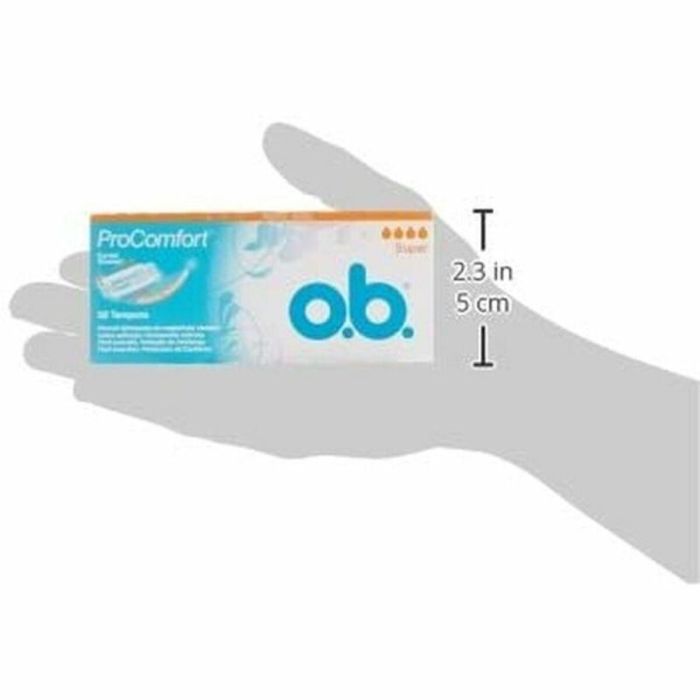 O.B. Tampones PROCOMFORT SUPER para Flujo Intenso con SilkTouch y DynamicFit, 32 unidades 1 O.B. Tampones PROCOMFORT SUPER para Flujo Intenso con SilkTouch y DynamicFit, 32 unidades 1