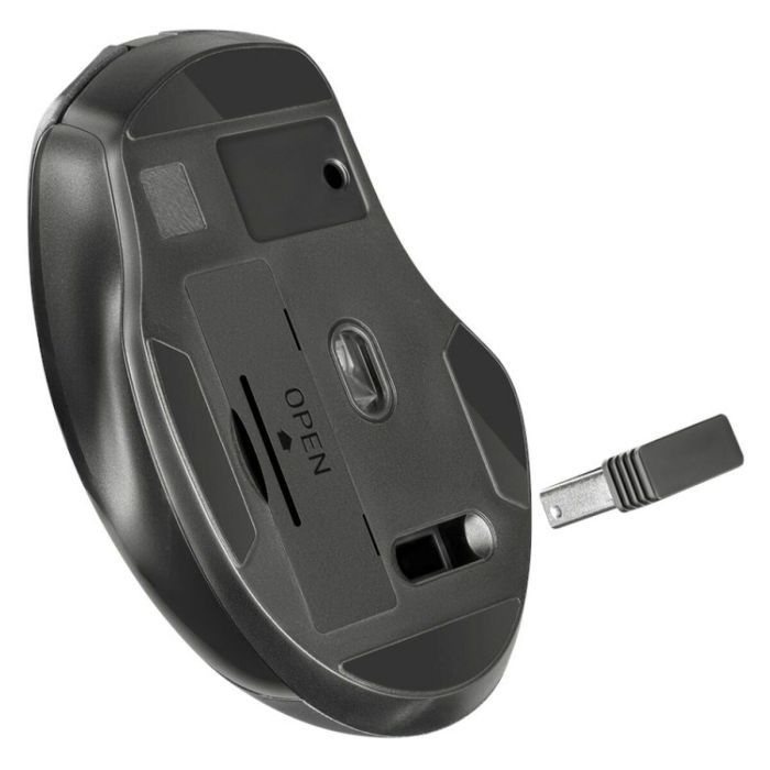 Ratón Inalámbrico Óptico Defender DEFENDER PRIME MB-053 RF SILENT Negro 1