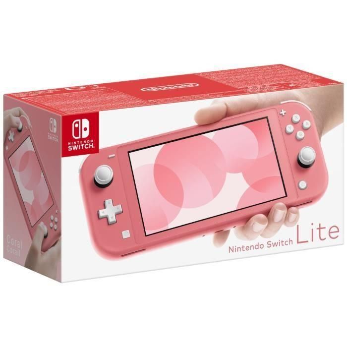 Nintendo Consola Switch Lite Coral para Videojuegos, Lanzamiento 24 de Abril de 2020