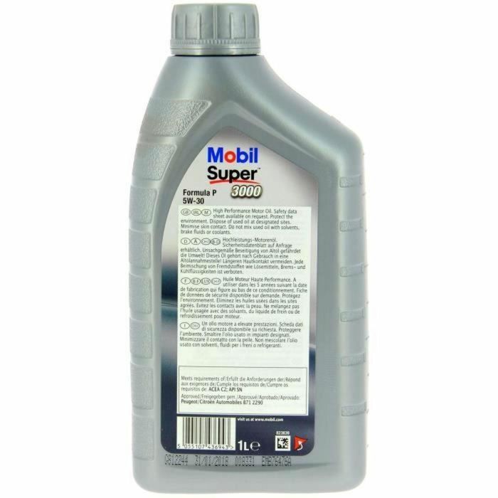Aceite de Motor para Coche Mobil S3000 5W30 1 L 1 Aceite de Motor para Coche Mobil S3000 5W30 1 L 1