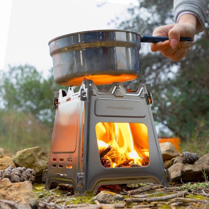Hornillo de acero desmontable para acampada flamet v0103482 innovagoods 9 Hornillo de acero desmontable para acampada flamet v0103482 innovagoods 9