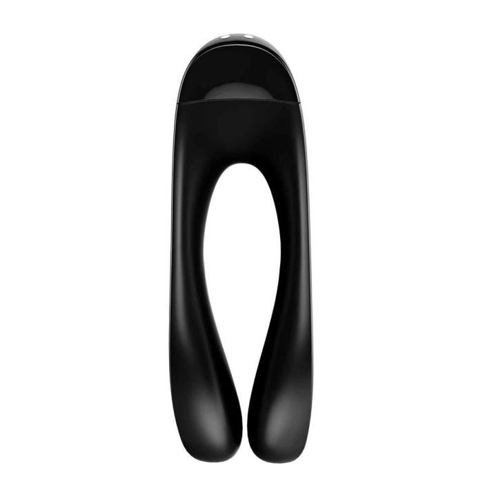 Vibrador para Parejas Satisfyer Candy Cane Negro 5 Vibrador para Parejas Satisfyer Candy Cane Negro 5