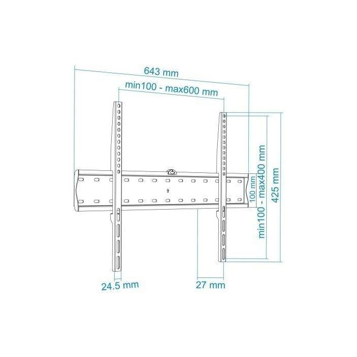Soporte TV TooQ LP4170F-B 37"-70" 40 kg 4 Soporte TV TooQ LP4170F-B 37"-70" 40 kg 4