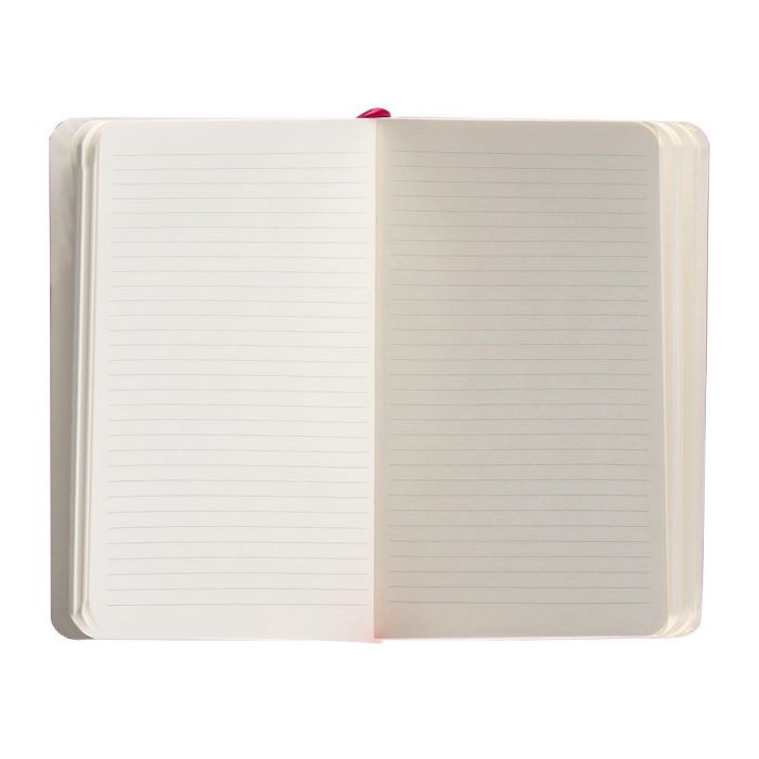 Cuaderno Con Gomilla Antartik Notes Tapa Blanda A6 Rayas Burdeos 100 Hojas 80 gr Fsc 7