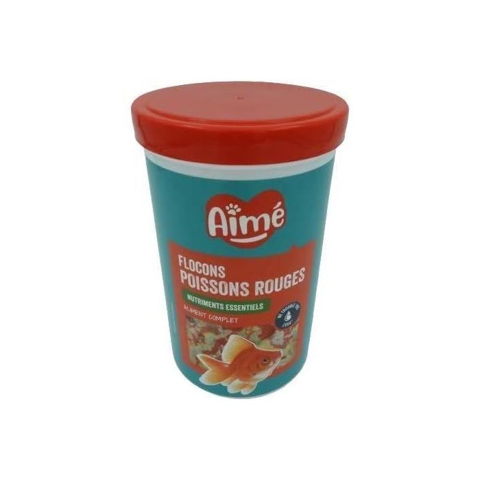 Aime Comida para Peces Dorados en Escamas - Alimento Completo para Dieta Equilibrada - No Enturbia el Agua - 1 L 2