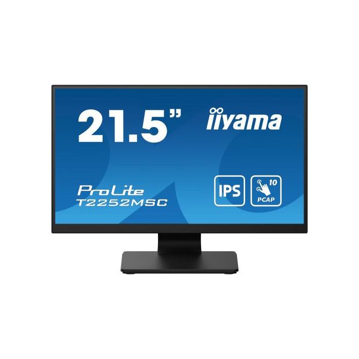 iiyama ProLite T2252MSC-B2AG pantalla para PC 54,6 cm (21.5") 1920 x 1080 Pixeles Full HD LCD Pantalla táctil Negro iiyama ProLite T2252MSC-B2AG pantalla para PC 54,6 cm (21.5") 1920 x 1080 Pixeles Full HD LCD Pantalla táctil Negro