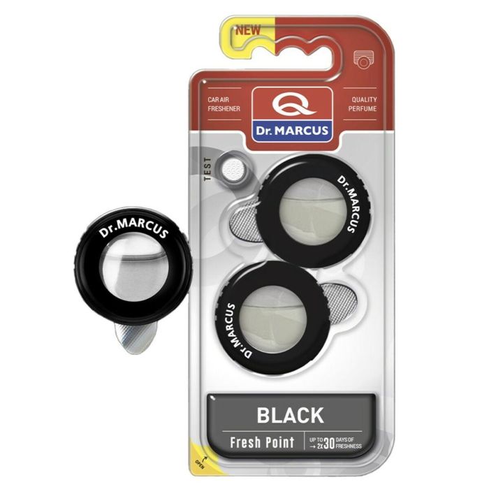Ambientador para Coche Dr Marcus Fresh Point black 2,5 ml Plástico Fragancia 2 Piezas (2 Unidades) Ambientador para Coche Dr Marcus Fresh Point black 2,5 ml Plástico Fragancia 2 Piezas (2 Unidades)