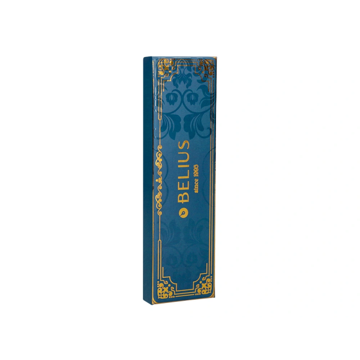 Belius Macaron Bliss Bolígrafo Forma Hexagonal Rosa/Azul y Dorado Tinta Azul Punta 0,8 mm 1