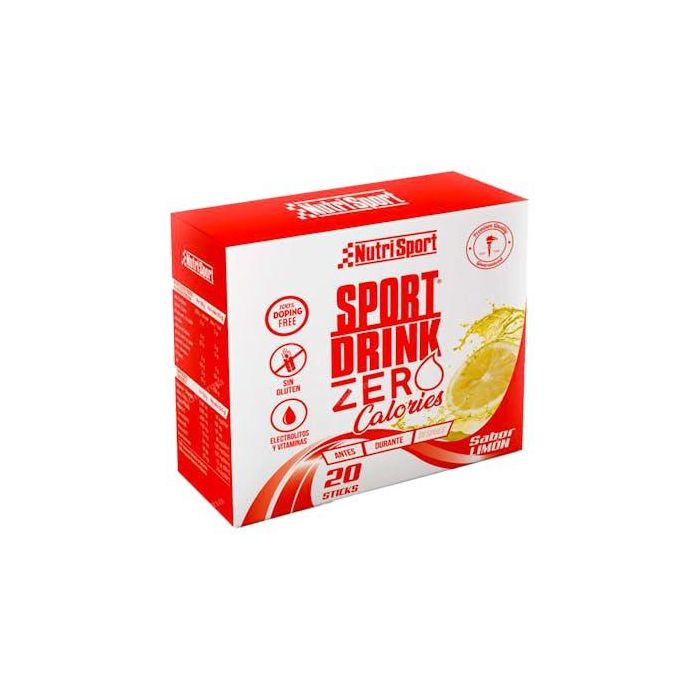 NUTRISPORT Sport Drink Limón Zero Calorías 20 Sticks