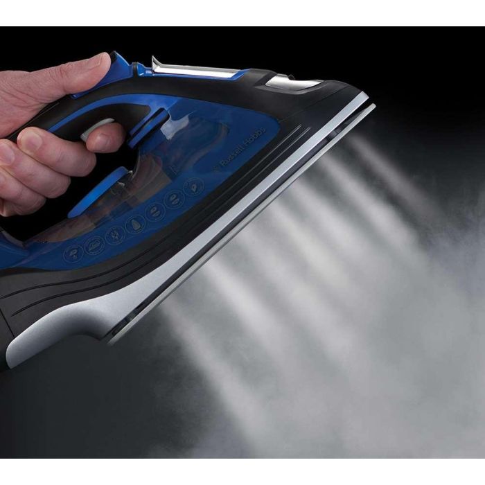 Russell Hobbs 24650-56 Plancha a Vapor 2.400 W con Dura Coat, Antical, Antigoteo y Apagado Automático 6 Russell Hobbs 24650-56 Plancha a Vapor 2.400 W con Dura Coat, Antical, Antigoteo y Apagado Automático 6