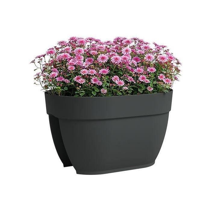 Jardinera - ARTEVASI - CAPRI CAMPANA - Balcón - 40 ma - Antracita 1