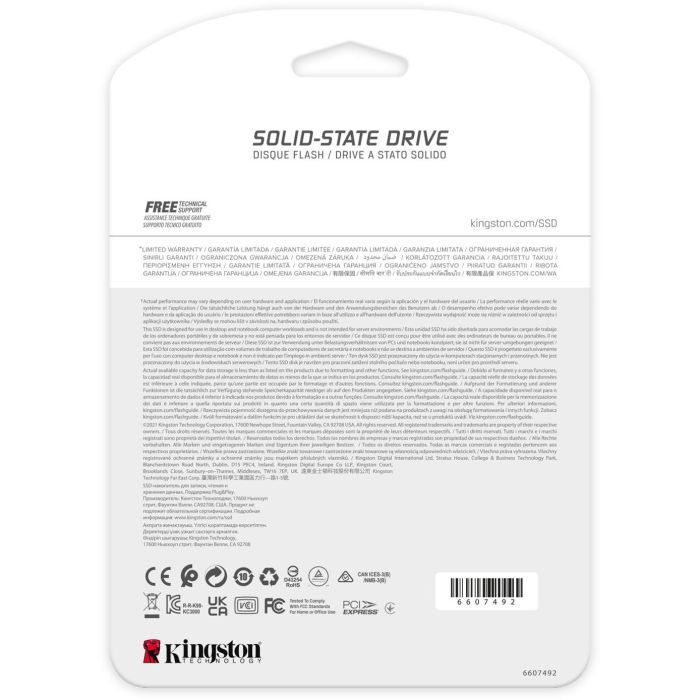 Kingston FURY RENEGADE SSD M.2 2TB NVMe PCIe 4.0 x 4 Velocidad Lectura 7300 MB/s 9