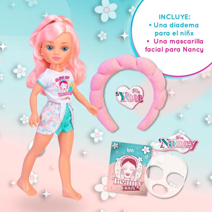 Muñeca Nancy Glow Up Beauty Pack Nac91000 Famosa 3