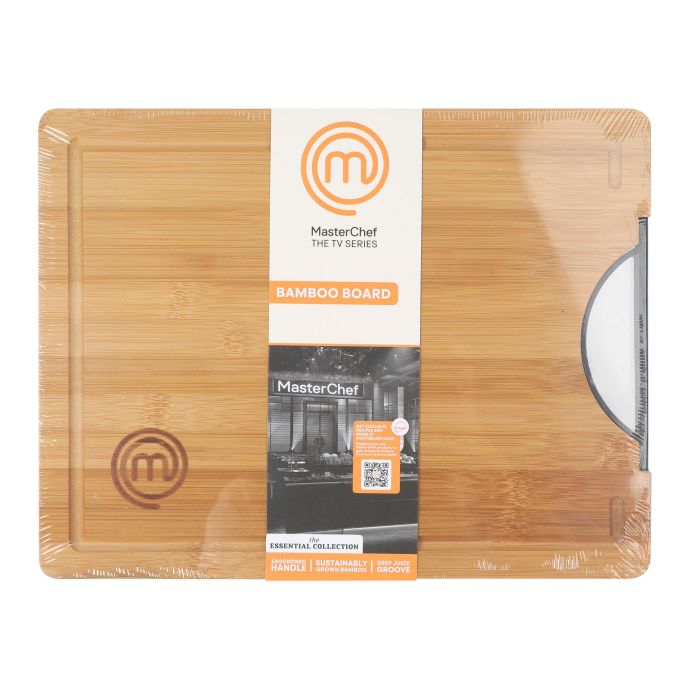 Masterchef Tabla Cortar Bambu C/Asas 32.5 x 25 cm 5