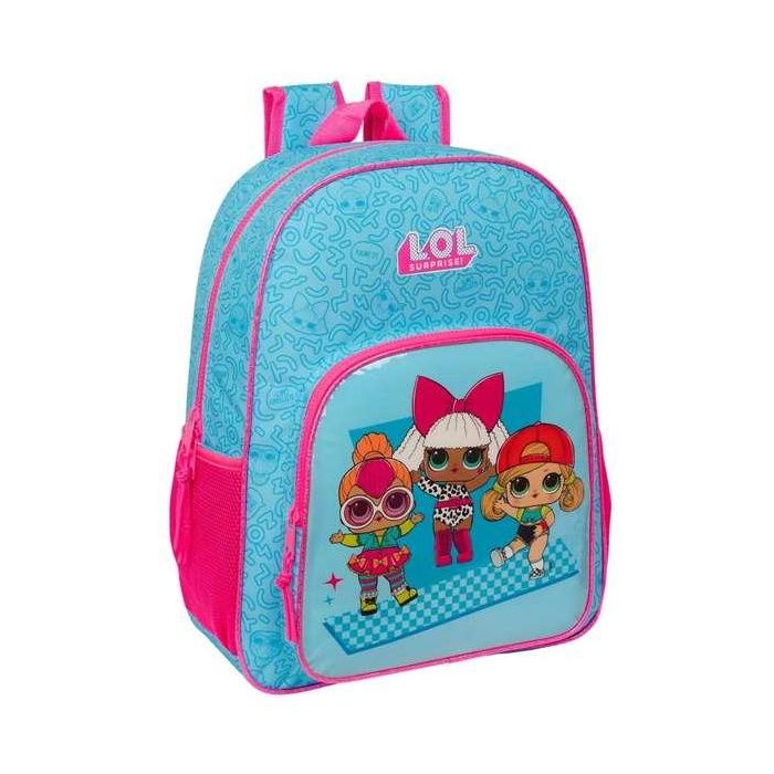 Mochila Escolar LOL Surprise! Divas Azul 33 x 42 x 14 cm Mochila Escolar LOL Surprise! Divas Azul 33 x 42 x 14 cm