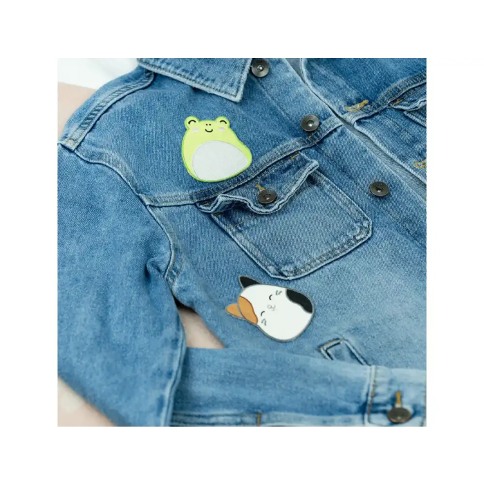 Wondee Parches para Planchar Squishmallows Cam el Gato y Wendy la Rana Set Otros Artículos Regalo 100x1x110 mm 4