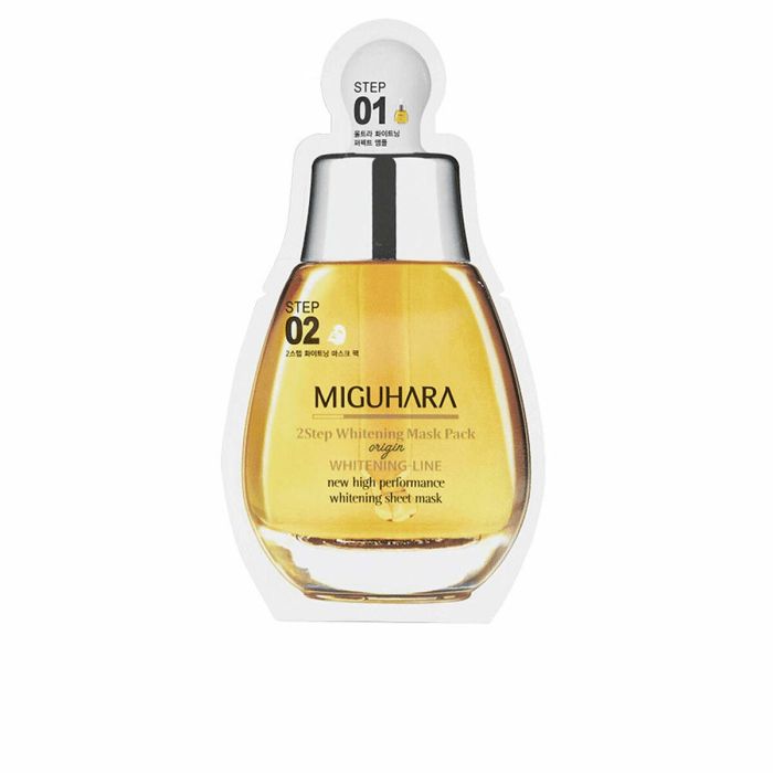 Miguhara Mascarilla Blanqueadora 2 Pasos Origin Pack con Niacinamida, 2 unidades Miguhara Mascarilla Blanqueadora 2 Pasos Origin Pack con Niacinamida, 2 unidades
