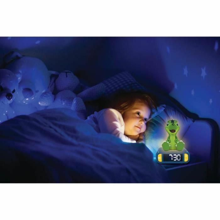 Lexibook LEXRL800DINO Despertador Digital con Luz Nocturna 3D de Dinosaurio y Efectos de Sonido - Ideal para Niños 2 Lexibook LEXRL800DINO Despertador Digital con Luz Nocturna 3D de Dinosaurio y Efectos de Sonido - Ideal para Niños 2