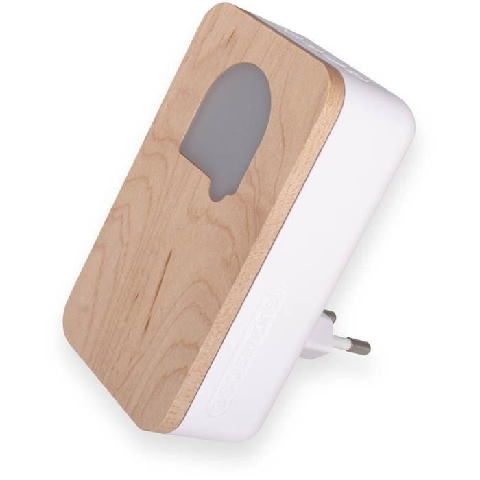 Scs Sentinel AAAAO00654 Timbre acogedor SONE Madera Inalámbrico sin batería Alcance 150m 25 melodías IP65 1