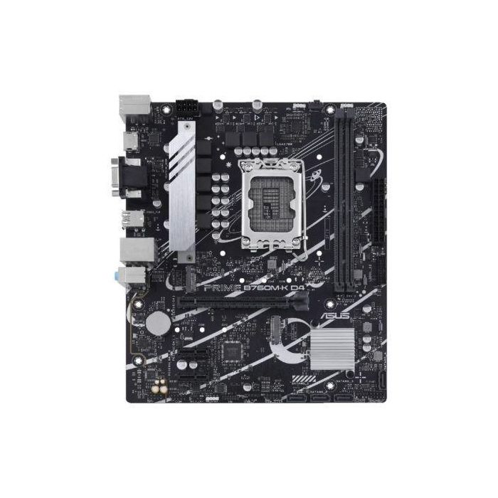 ASUS PRIME B760M-K D4 Placa Base Intel LGA1700 DDR4 HDMI PCIe4.0 4SATA3 USB3.2 MATX ASUS PRIME B760M-K D4 Placa Base Intel LGA1700 DDR4 HDMI PCIe4.0 4SATA3 USB3.2 MATX