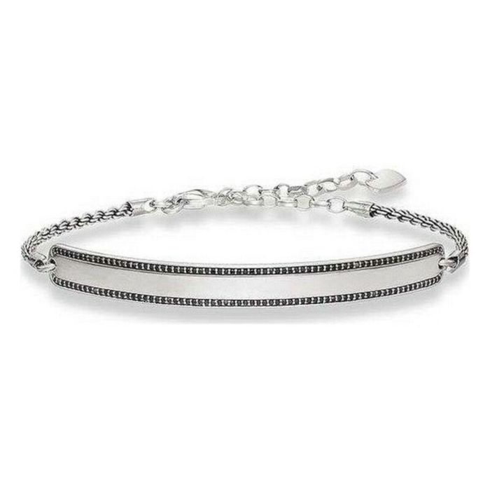 Pulsera Unisex Thomas Sabo LBA0009-643-11 Plateado Negro 19 cm 15-18 cm 1 Pulsera Unisex Thomas Sabo LBA0009-643-11 Plateado Negro 19 cm 15-18 cm 1