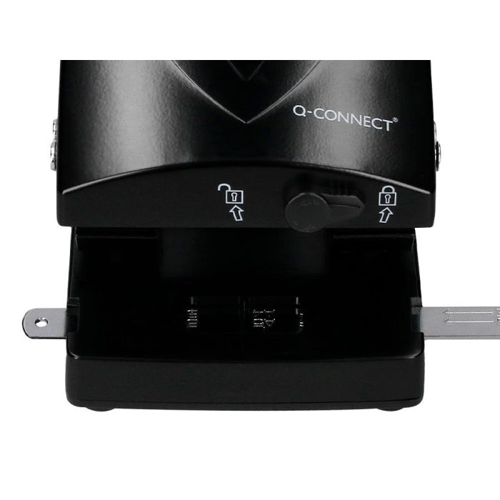 Taladrador Q-Connect Kf01237 Negro Abertura 6,5 mm Capacidad 65 Hojas 3