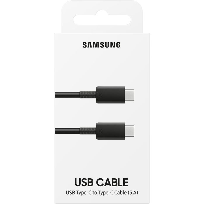 Samsung EP-DN975BBEGWW Cable USB-C a USB-C de Carga Rápida 5A, 1 Metro, Color Negro 3