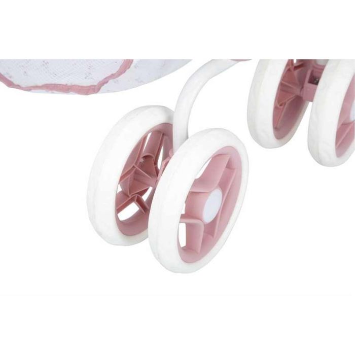 Muñecas Arias Coche Muñeca Gemelar Elegance 46x73x72 cm con Bolso, Altura Manillar 49-80 cm 1