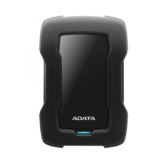 ADATA HD330 Disco Duro Externo 1 TB USB 3.1 Antigolpes Robusto con Carcasa de Silicona y Cifrado AES 256-bit Color Negro
