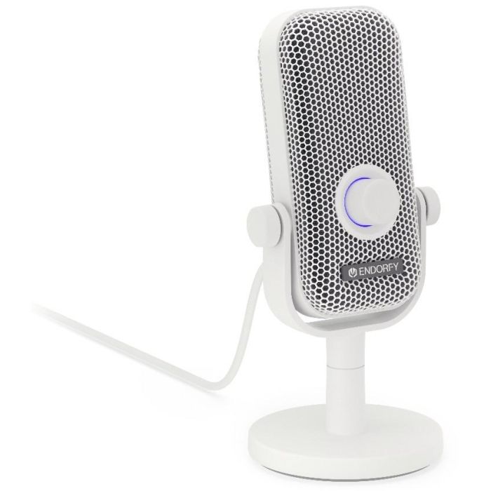 Endorfy Solum Voice S Micrófono USB-C con Iluminación RGB Blanco