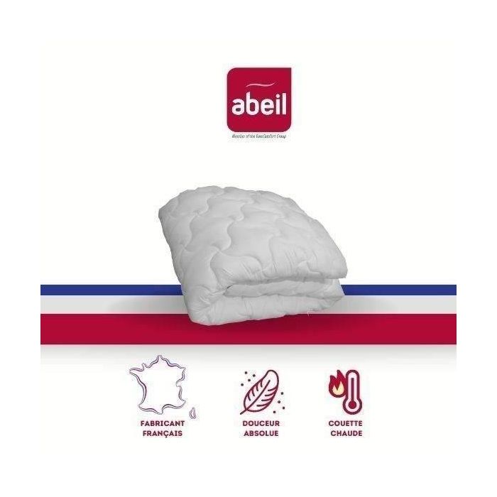 ABEIL Edredón suave Absolue 240x260 cm blanco