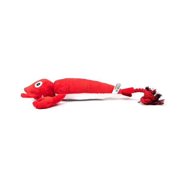 Gloria Juguete Peluche Langosta Sebastian con Sonido, Cuerda Interior Reforzado, Resistente, para Perros Medianos que Rompen Todo, Rojo 4
