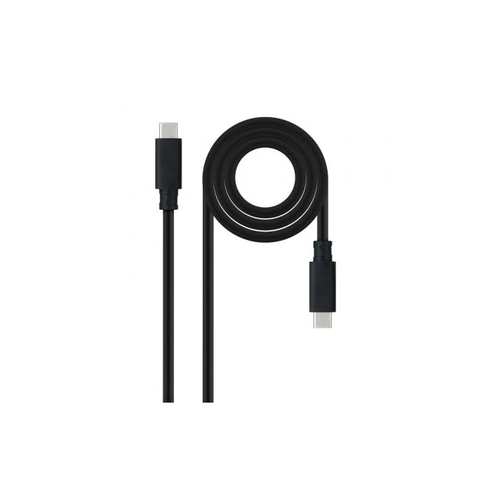Cable USB-C NANOCABLE 10.01.4100 Negro 50 cm (1 unidad) 1 Cable USB-C NANOCABLE 10.01.4100 Negro 50 cm (1 unidad) 1