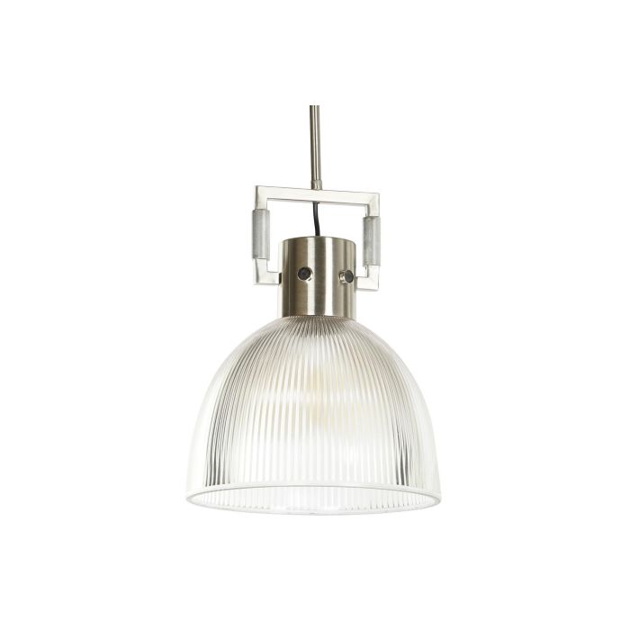 DKD Home Decor Lámpara de Techo Plateado Negro 25.4 x 35.5 x 25.4 cm (2 Unidades) 4