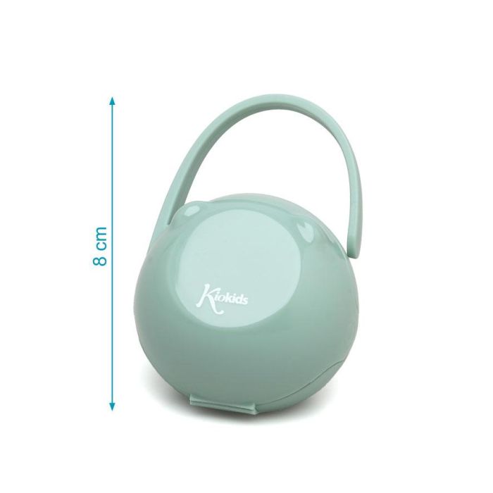 KioKids Portachupetes Sage con Gancho, Higiénico y Seguro, para 1 Chupete, Apto Lavavajillas y Esterilizador, Bebés +0 Meses 2 KioKids Portachupetes Sage con Gancho, Higiénico y Seguro, para 1 Chupete, Apto Lavavajillas y Esterilizador, Bebés +0 Meses 2