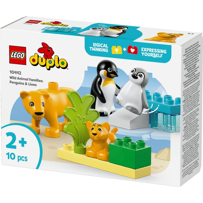 LEGO DUPLO 10442 Juguete de Construcción Familias Fauna Salvaje: Pingüinos y Leones para Desarrollo Motriz y Imaginación Niños +2 Años 9