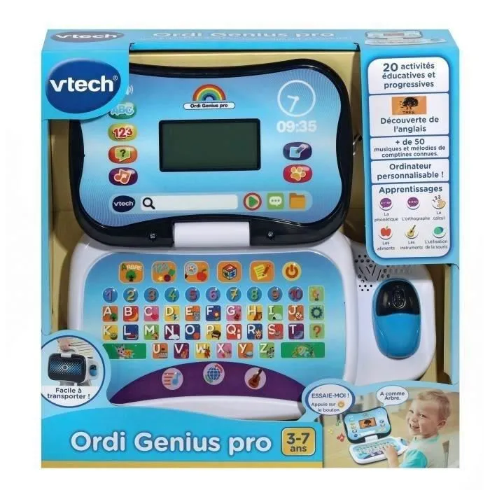 Vtech VT3417765248054 Ordenador Genius Pro Negro 1 Vtech VT3417765248054 Ordenador Genius Pro Negro 1