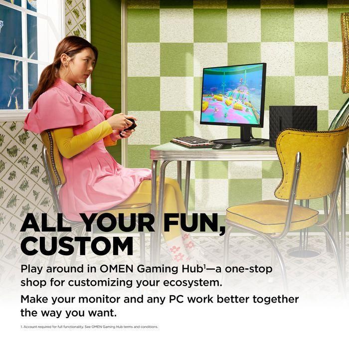 HP OMEN by HP 27 inch QHD 165Hz Gaming Monitor - OMEN 27q 16 HP OMEN by HP 27 inch QHD 165Hz Gaming Monitor - OMEN 27q 16