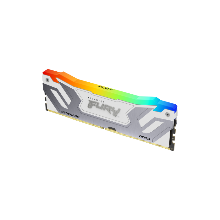 Kingston KF584CU40RWAK2-48 Memoria RAM 48GB (2x24GB) DDR5 8400MT/s CL40 Fury Renegade RGB White XMP para PC