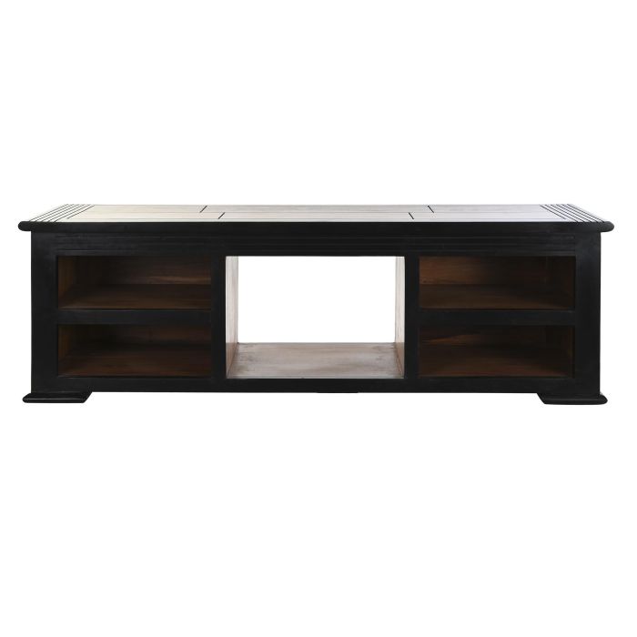 DKD Home Decor Mueble TV Marron Oscuro 45 x 140 x 45 cm 3