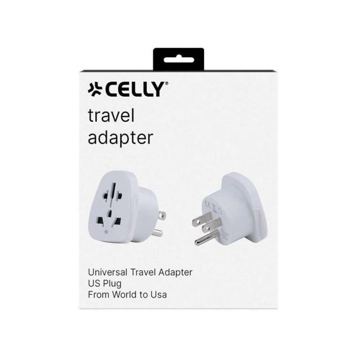 Cargador de Pared Celly TRAVELADAPTERUS 5 Cargador de Pared Celly TRAVELADAPTERUS 5