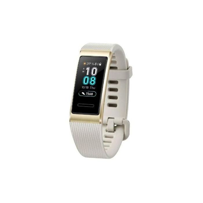PULSERA CUANTIFICADORA HUAWEI BAND 3 PRO GOLD - PANTALLA 2.4CM - BAT 100MAH - BT4.2 - GPS - FRECUENCIA CARDIACA - RESISTENTE AL AGUA - NOTIFICACIONES