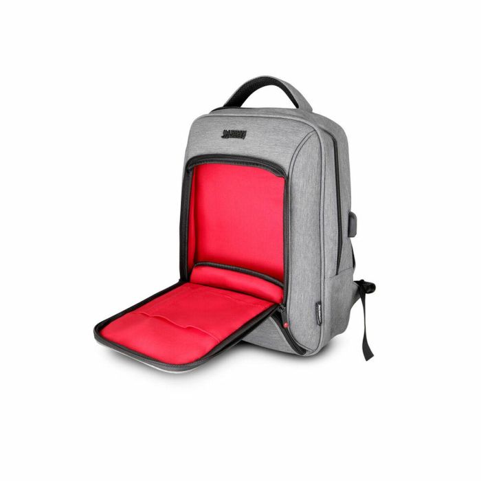 Mochila para Portátil Urban Factory MCE15UF Gris 15.6" 1 Mochila para Portátil Urban Factory MCE15UF Gris 15.6" 1