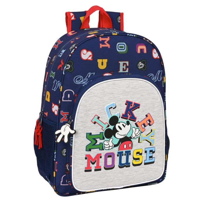 Mochila Escolar Mickey Mouse Clubhouse Only one Azul marino 33 x 42 x 14 cm Mochila Escolar Mickey Mouse Clubhouse Only one Azul marino 33 x 42 x 14 cm