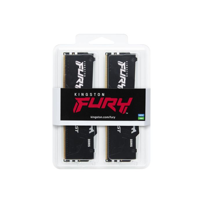 Kingston FURY Beast RGB DDR5 RAM 64GB (2x32GB) 5600 MT/s Kit con Intel XMP & AMD EXPO 1 Kingston FURY Beast RGB DDR5 RAM 64GB (2x32GB) 5600 MT/s Kit con Intel XMP & AMD EXPO 1
