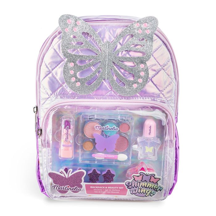 MARTINELIA Shimmer wings backpack & beauty set con mochila para mujer