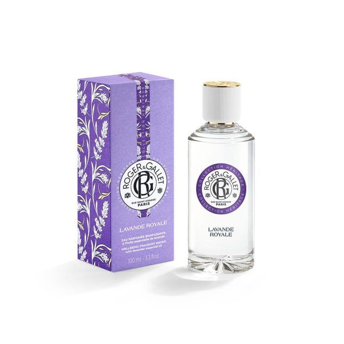 Roger & Gallet LAVANDE ROYALE Agua Perfumada Bienestar Colonia Unisex 100 ml Floral Fresca Notas Relajantes de Lavanda Bergamota y Cedro 1