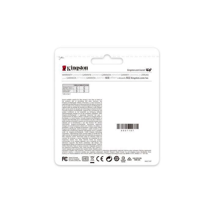 Kingston 64GB, USB 3.2 Gen 1, 11 g 6 Kingston 64GB, USB 3.2 Gen 1, 11 g 6