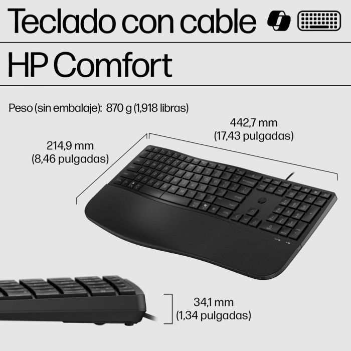 Teclado Hp 485 Comfort 3 Teclado Hp 485 Comfort 3