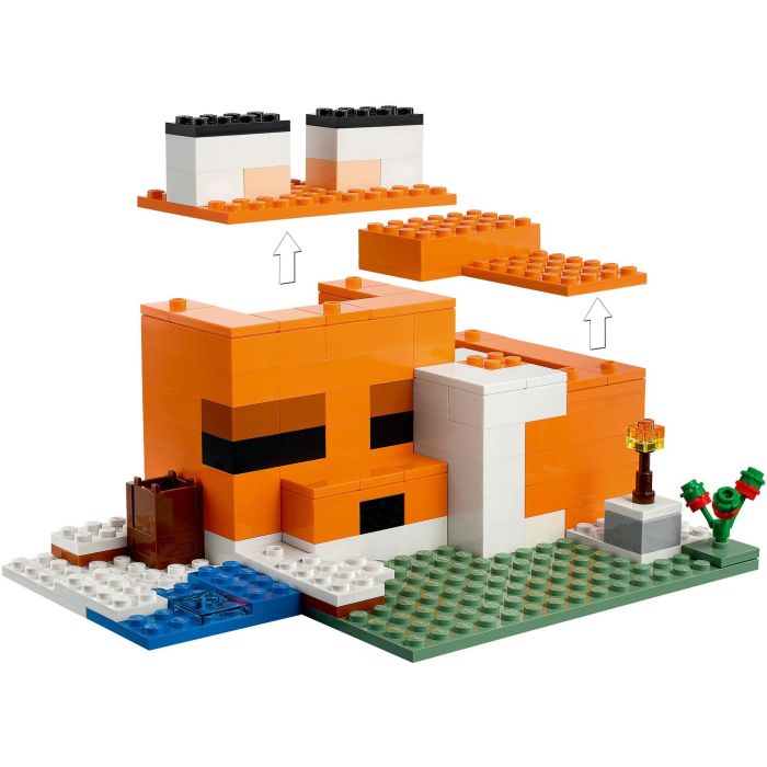 LEGO Minecraft El Refugio-Zorro - Juego de Construcción 193 Piezas para Niños de 8+ Años 3